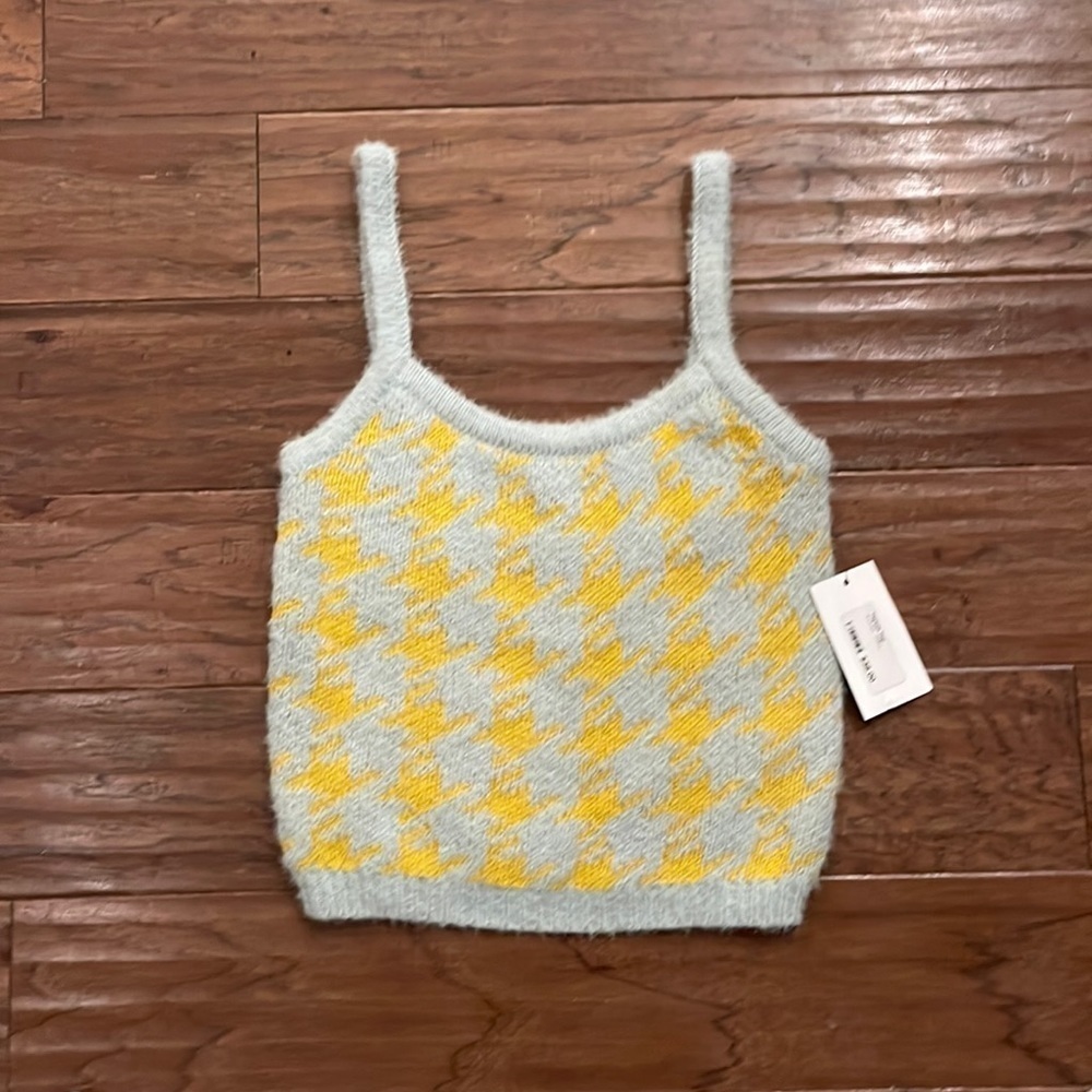 Blu Pepper Fuzzy Sweater Tank